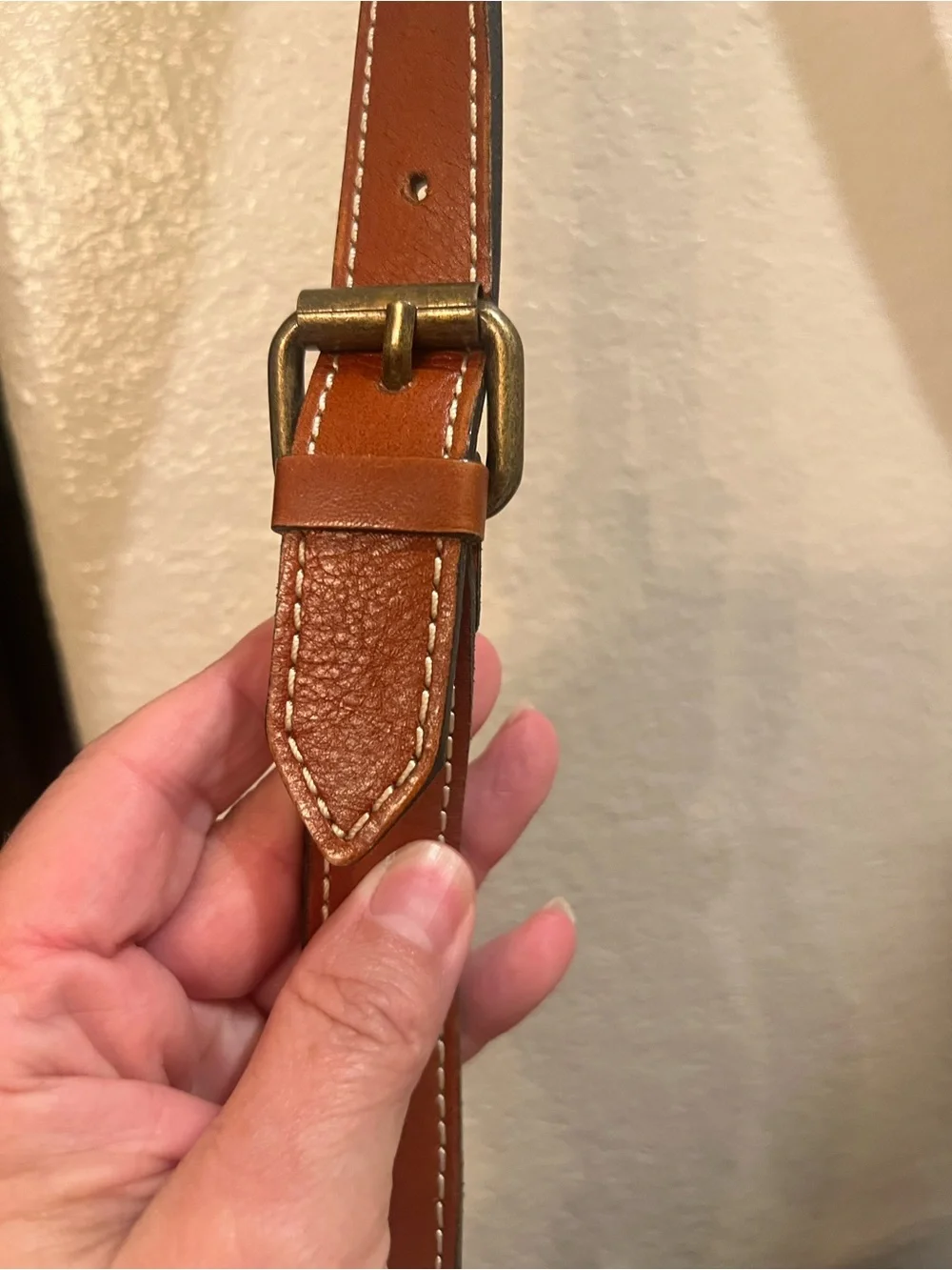 Vintage-Style Patricia Nash Brown Graphic Print Crossbody Bag